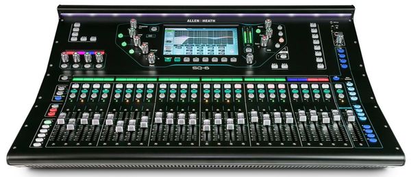 AH-SQ-6 SQ6 DIGITAL MIXER-48 INPUT CHANNELS, 96KHZ XCVI FPGA PROCESSING, 25 FADERS/6 LAYERS